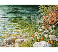 Puzzle lago Calcolo - Puzzle 1500 Pezzi per Adulti - Puzzles Giochi Rilassamento - Bene Confezionamento in Scatola - Stampa ad Alta Definizione Colori Brillanti - Puzzles Legno Impegnativi s7h-35