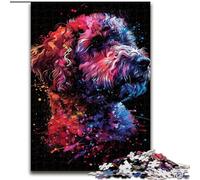 Puzzle Lagotto Romagnolo Cane Arte Puzzle Impossible per Adulti formato 50x75cm per Adolescenti, Serata di Giochi in Famiglia, Idea Regalo Stimolante per la Mente
