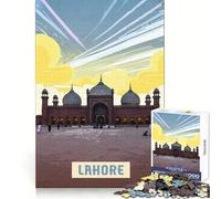 Puzzle Lahore da 1000 pezzi per adolescenti,stimola la creatività,favorisce il tempo libero e la fuga dalla realtà,si incastra perfettamente,ideale come regalo per le vacanze (38x26cm)