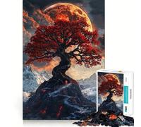 Puzzle "L'albero del mondo delle ceneri" da 1000 pezzi per adulti, un gioco stimolante per la mente, un'opera d'arte da collezione 38x52cm