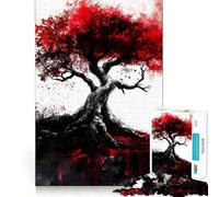 Puzzle "L'albero del mondo Yggdrasil" da 1000 pezzi,gioco di memoria,qualità premium,taglio laser,attività rilassante per serate tranquille (38x26cm)
