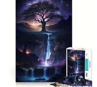 Puzzle "L'Albero della Vita" per ragazzi, 1000 pezzi, attività per migliorare la memoria, da assemblare a casa, regalo perfetto 50x75cm
