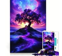 Puzzle "L'Albero della Vita" per ragazzi, 1000 pezzi, gioco di logica e divertimento, bordi lisci, regalo di compleanno 50x75cm