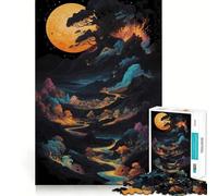 Puzzle "L'Albero della Vita" per ragazzi, 1000 pezzi, puro gioco di logica, tranquillo, pulito, decorazione da parete 38x52cm