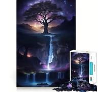 Puzzle "L'Albero della Vita" per ragazzi, 1000 pezzi, stimola la memoria, gioco lento, bordi puliti, regalo di Natale 38x52cm