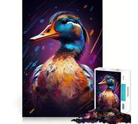 Puzzle "L'anatra chiacchierona" da 1000 pezzi per adulti, stimola la memoria, ideale per momenti di relax, per comporre immagini e realizzare opere d'arte 38x52cm