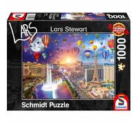 Schmidt - Puzzle Lars Stewart - Las Vegas - Notte e Giorno - 1000 Pezzi