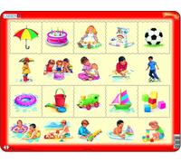 Puzzle LARSEN: Cosa va con cosa? 10 pezzi