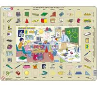 Puzzle Larsen Inglese per bambini: A scuola, 70 pezzi