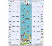 Puzzle Larsen per l'apprendimento dell'inglese In mare 64 pezzi