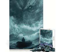 Puzzle "L'Ascesa del Kraken" da 1000 pezzi per adolescenti, gioco di logica puro, rilassante, con taglio netto e raffinato (38x26cm)