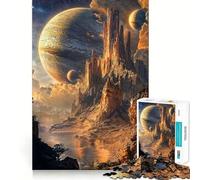 Puzzle "L'Ascesa del Titano" per adulti, 1000 pezzi, gioco intelligente e rilassante, con ritagli precisi e illustrazioni da collezione 38x52cm