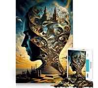Puzzle "L'ascesa dell'IA" da 1000 pezzi per adulti, gioco di logica e abilità, calma e relax, taglio preciso, regalo perfetto 50x75cm