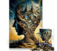 Puzzle "L'ascesa dell'IA" da 1000 pezzi per adulti, gioco di logica e abilità, calma e relax, taglio preciso, regalo perfetto 50x75cm