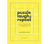 Puzzle, Laugh & Repeat: 31-Day Challenge of Casual Crosswords, Word Searches & Mindful Fun