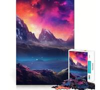 Puzzle "Le Cime del Cosmo" per adulti, 1000 pezzi, gioco di logica e abilità, antistress, taglio preciso, regalo elegante (38x52cm)