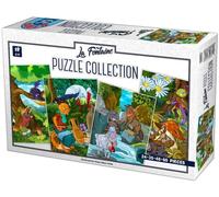 Puzzle Le favole di La Fontaine 4in1 (24, 35, 48, 60 pezzi)