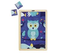Puzzle-Le hibou et le manchot