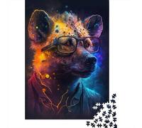 Puzzle Le iene indossano gli occhiali Premium 100% carta riciclata, puzzle rettangolare per adulti e adolescenti, 300 pezzi (40x28 cm)