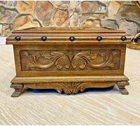 PUZZLE LEGNO PANDORA FATTO A MANO TURCO TRUCCO MAGIA SEGRETO GIOIELLI...