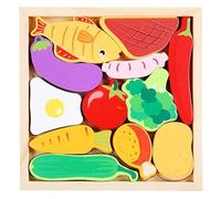 Puzzle Legno per Scuola ’Infanzia, Verdure | Pezzi tridimensionali, Puzzle educativo manuale, Momenti di gioco creativo, Per terapisti occupazionali