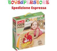 Puzzle Legno Quattro Puzzle Animali Fantastici Quercetti 80710