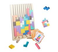 Puzzle Legno Tetris, Puzzle Impilabile Del Giocattolo Di Legno, Decorazione Domestica, Attività Di Intrattenimento Della Famiglia, Regali Dei Bambini