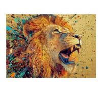 Puzzle Leone, Puzzle 2000 Pezzi Arte per Adulti, Regalo Uomo e Donna -4773 | Legno, Spessore 2 mm, Giochi per Famiglie, con Scatola e Poster, Accessori Completi, Decorazioni Casa, Dimensioni: 100x71cm