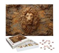 Puzzle Leone, Puzzle 3000 Pezzi per Adulti, Regalo Donna/Uomo -2943 | Legno, Scatola Colorata, 122x81cm, Spessore 2 mm, Impegnativa, Decorazioni Casa, Regalo