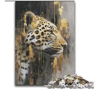 Puzzle Leopard Art per adolescenti 2000 puzzle, giochi rilassanti, ideali come regalo per tutta la famiglia (70x100cm)