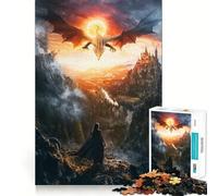 Puzzle "L'eredità del drago" per ragazzi, 1000 pezzi, gioco di logica, passatempo per la casa, taglio preciso, regalo per le festività 38x52cm