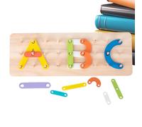 Puzzle Lettere | Gioco Di Ordinamento dei Colori - Tavola Da Impilare per L Apprendimento delle Forme,per Abilità Motrici Ragazze Gioco Compleanno Natale Scuola Materna
