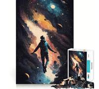 Puzzle "Levitazione Stellare" da 1000 pezzi per adolescenti, gioco di pensiero, divertimento condiviso, bordi precisi, oggetto regalo di Babbo Natale 38x26cm