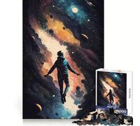 Puzzle "Levitazione Stellare" da 1000 pezzi per adolescenti, ideale per rafforzare la memoria, per un'esperienza rilassante e di qualità Regalo perfetto per gli amanti di Babbo Natale 38x52cm