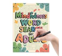 Puzzle libro per adulti Word Regola di ricerca - 400+ parola tematica Trova giochi, consapevolezza allenamento del cervello, grande collezione di attività di pressione, divertenti stress, mentalità