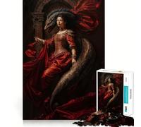 Puzzle Lilith, Regina della Dea della Mezzanotte, per ragazzi, 1000 pezzi, gioco di logica, divertimento in casa, taglio di qualità, regalo creativo (38x26cm)