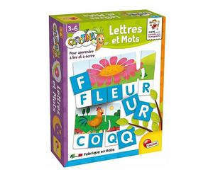PUZZLE LISCIANI GIOCHI Lettres e Parole - 43 lettere, cartone, tema apprendimento, facile