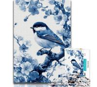 Puzzle Little Blue Bird da 1000 pezzi per adolescenti, aiuta il cervello a esercitare i giocattoli avvincenti per coltivare la pazienza, gioco di sfida unico 75x50cm
