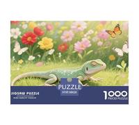 Puzzle Lizard Con 1000 Pezzi, Puzzle Spring Flower Fields Adulti, Gioco Diabilità Impossibile Puzzle Arte Giochi Rilassamento E Intelligenza Arredamento Domestico 38x26cm/1000pcs