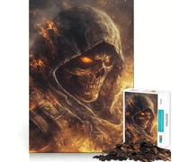 Puzzle "Lo sguardo del mietitore infernale" per ragazzi, 1000 pezzi, gioco di logica, divertimento rilassante, bordi lisci, regalo di compleanno 50x75cm