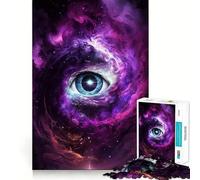 Puzzle "L'Occhio di Dio" per ragazzi, 1000 pezzi, gioco di logica e divertimento, bordi lisci, regalo di compleanno 38x26cm