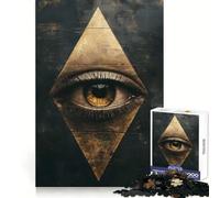 Puzzle "L'Occhio Onniveggente" per adolescenti, 1000 pezzi per allenare la mente, semplice e divertente da assemblare, un regalo prezioso 38x52cm