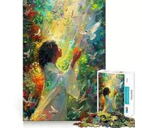 Puzzle "Lode al Signore" da 1000 pezzi per ragazzi, gioco di logica, momento di relax, bordo di qualità, regalo perfetto 50x75cm
