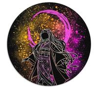 Puzzle "L'ombra di Nezuko" da 1000 pezzi, puzzle rotondo da 1000 pezzi per arredamento, allenamento del cervello e regali per le feste, 67,5x67,5 cm.
