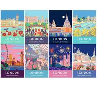 Puzzle Londra in stile vintage 1000 pezzi