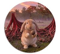 Puzzle Lop Rabbit 1000 Pezzi Per Bambini E Adulti, Allenamento Cerebrale Accessibile E Divertente Rompicapo Con Mangrove Forest, Regalo Originale 1000pcs (67.5x67.5cm)