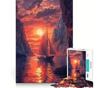 Puzzle "L'ultima nave" da 1000 pezzi per adulti, gioco intelligente per interni, taglio preciso, regalo perfetto 38x52cm