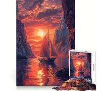 Puzzle "L'ultima nave" da 1000 pezzi per adulti, gioco intelligente per interni, taglio preciso, regalo perfetto 38x52cm