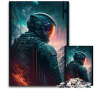 Puzzle "L'ultimo astronauta" da 1000 pezzi in cartone per adolescenti, serata di giochi in famiglia, idea regalo stimolante per la mente 26X38CM/10,23x14,96 pollici