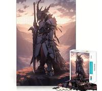 Puzzle "L'ultimo guerriero" per ragazzi, 1000 pezzi, gioco di logica e divertimento, bordi lisci, regalo di compleanno 38x26cm
